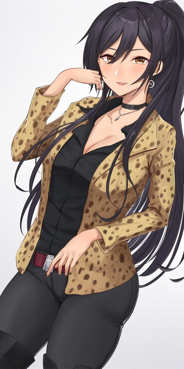 《偶像大师 shiny colors》白瀬咲耶,动漫全面屏壁纸