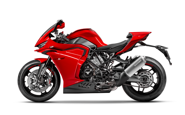 摩托莫里尼corsaro sport中量级仿赛亮相米兰车展,新型v2发动机