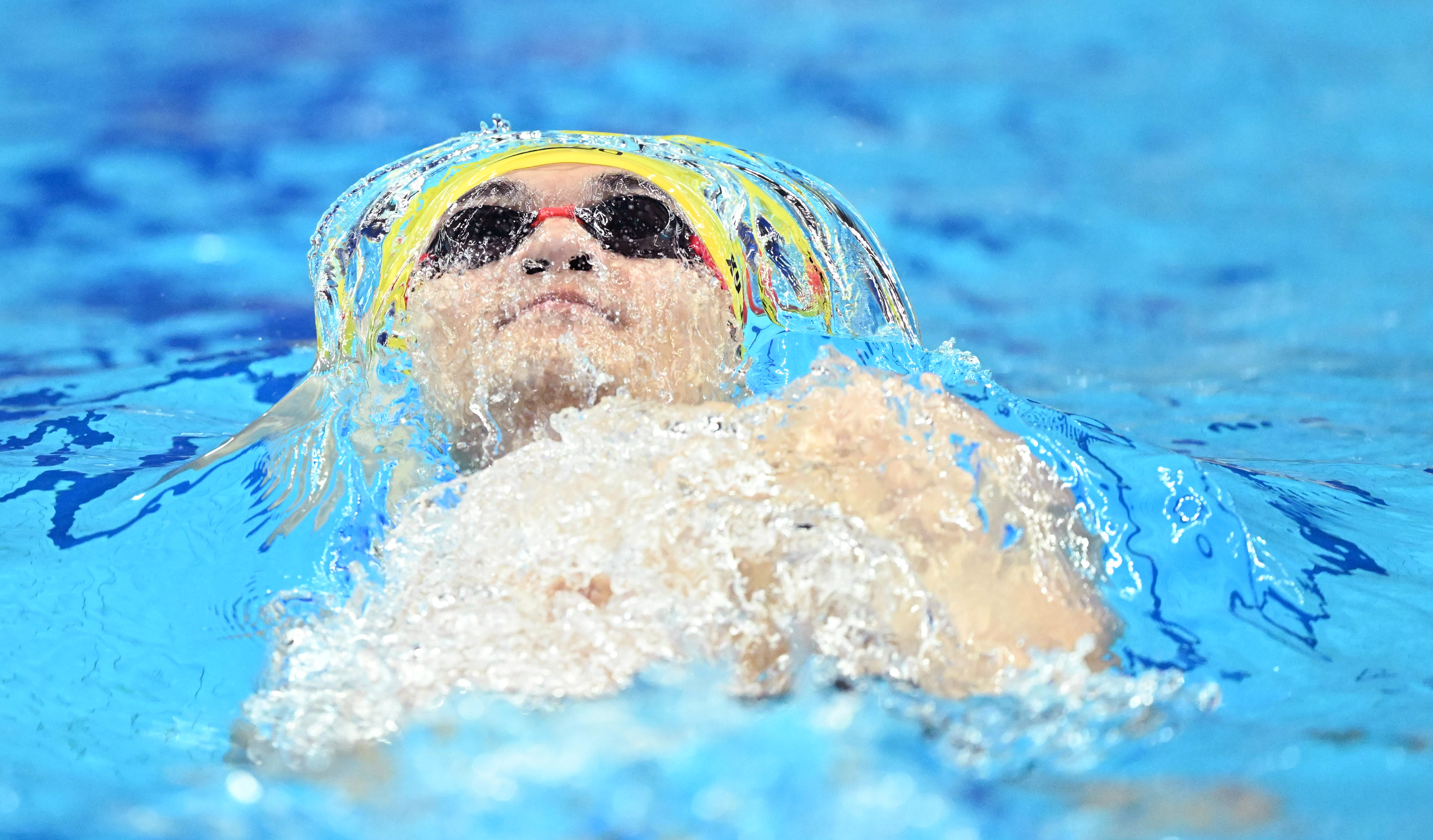 游泳——男子4x100米混合接力:中国队夺冠