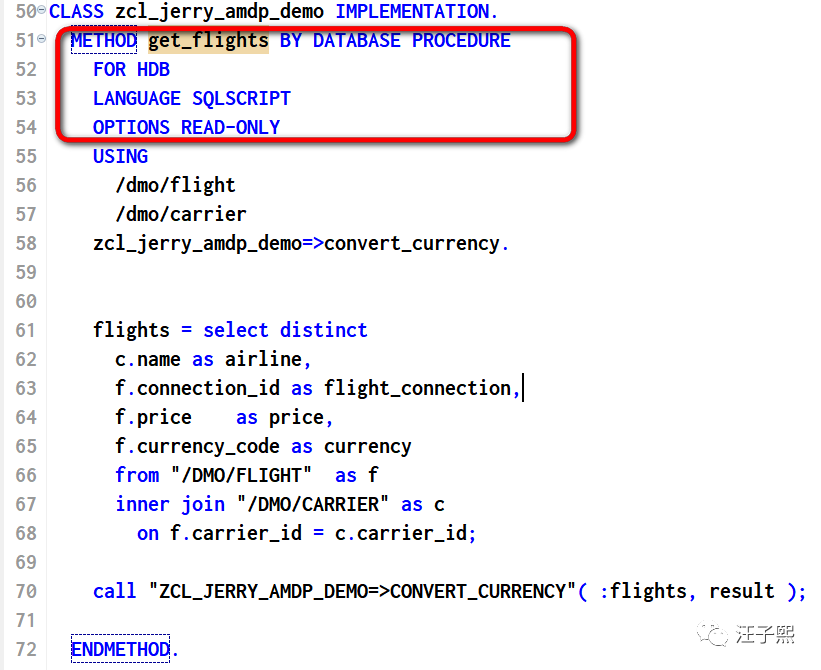 sap amdp介绍 - abap托管的hana数据库过程