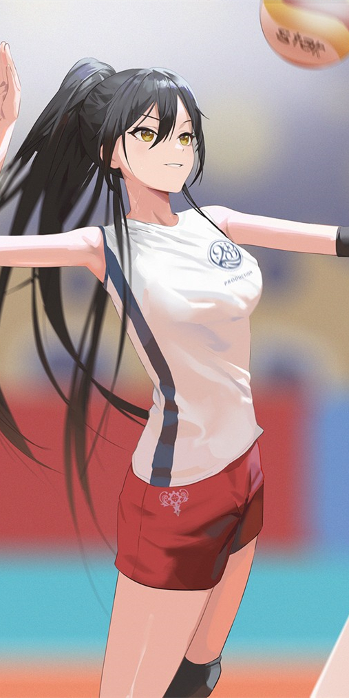 《偶像大师 shiny colors》白瀬咲耶,动漫全面屏壁纸