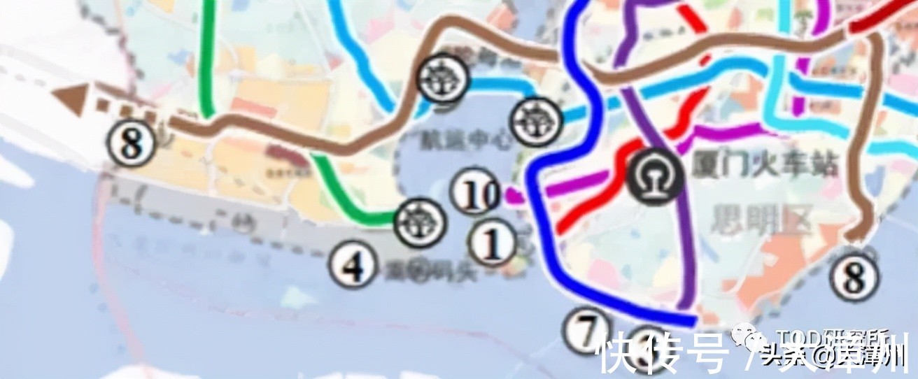 厦门8号线地铁线路图图片