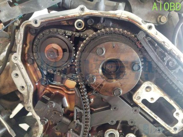 尼桑天籁2.0正时链条咋对