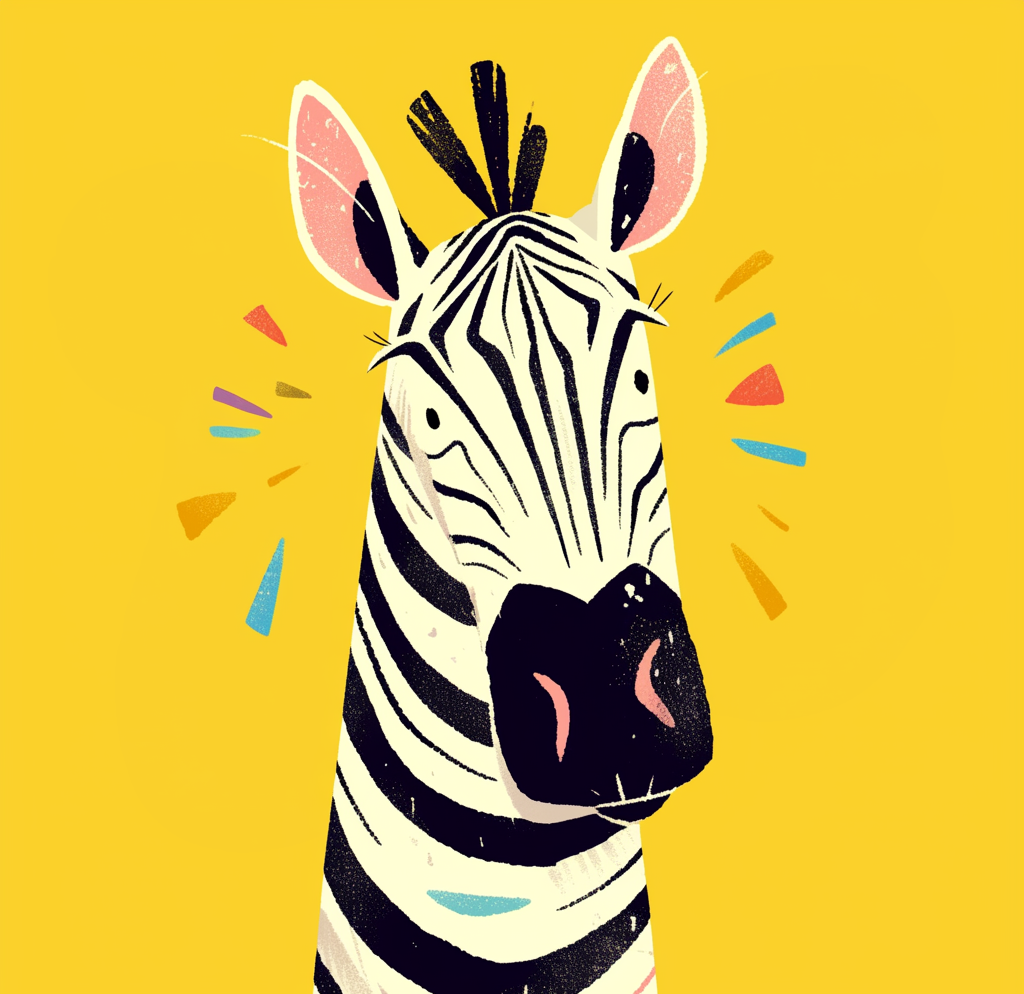 头像|独特条纹的斑马wechat头像