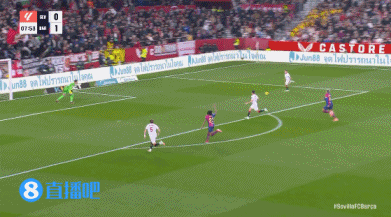 西甲第23轮巴萨客客场挑战塞维利亚_西甲-巴萨3-1紧追皇马 莱万替补建功_莱万垫射破门巴尔加斯扳平比分