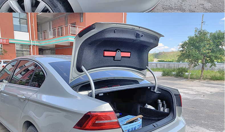 迈腾后备箱液压杆劲太大怎么办?