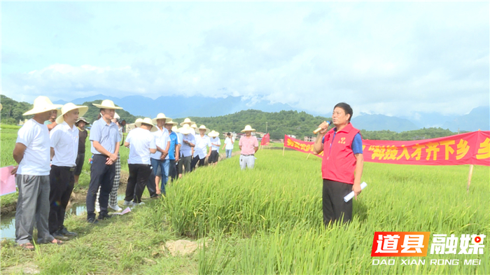 道县"科技人才齐下乡乡村学堂开课忙"活动走进寿雁镇芽洞村