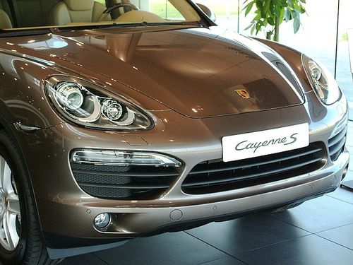 卡宴保时捷 棕色