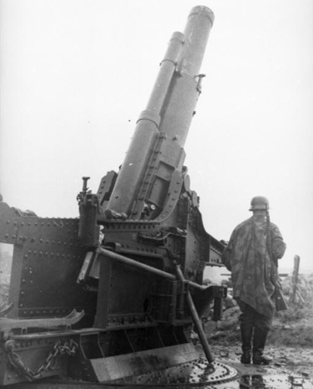 斯柯达220毫米攻城榴弹炮,最后都成为德军攻城利器