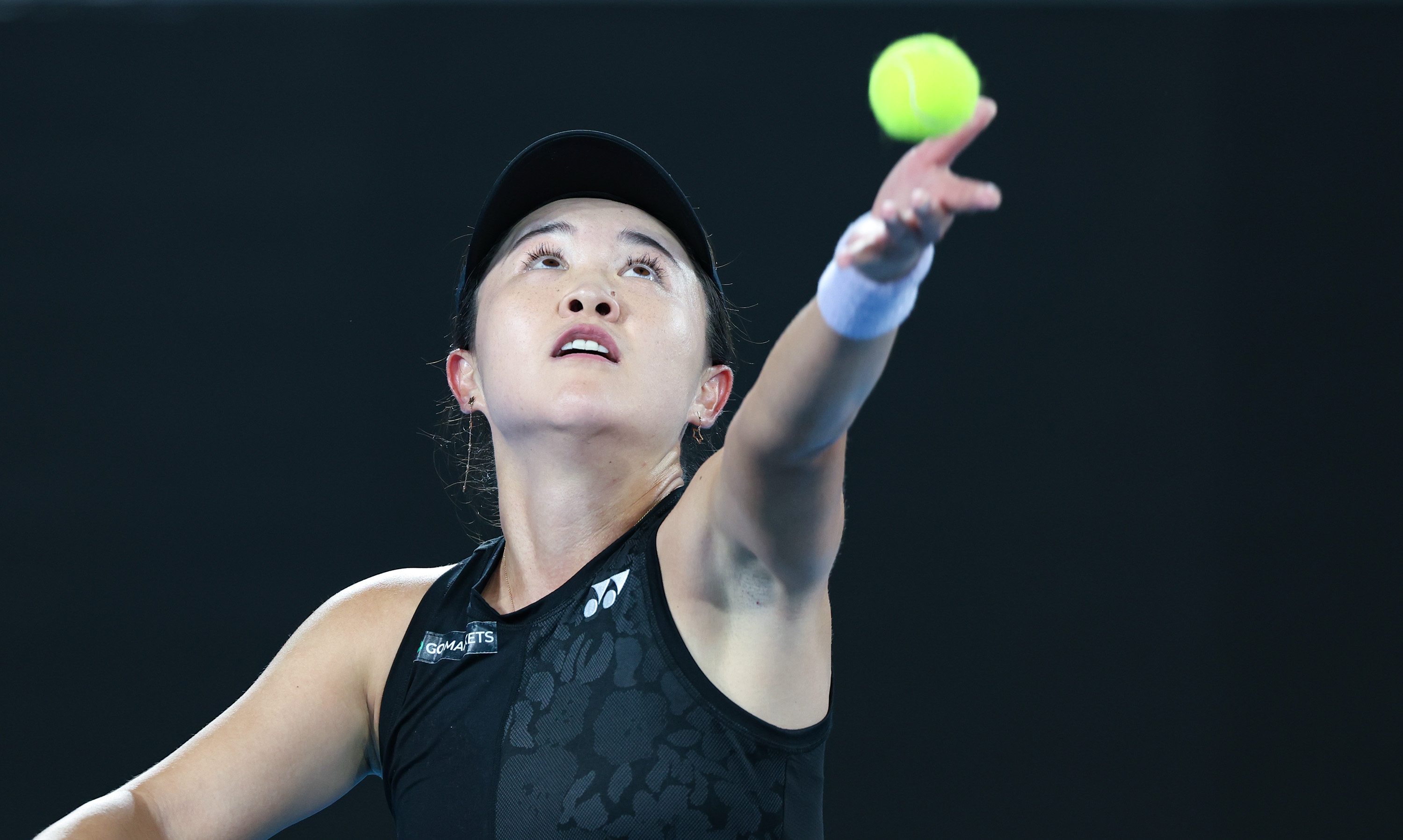 网球——澳网:朱琳晋级16强(2)