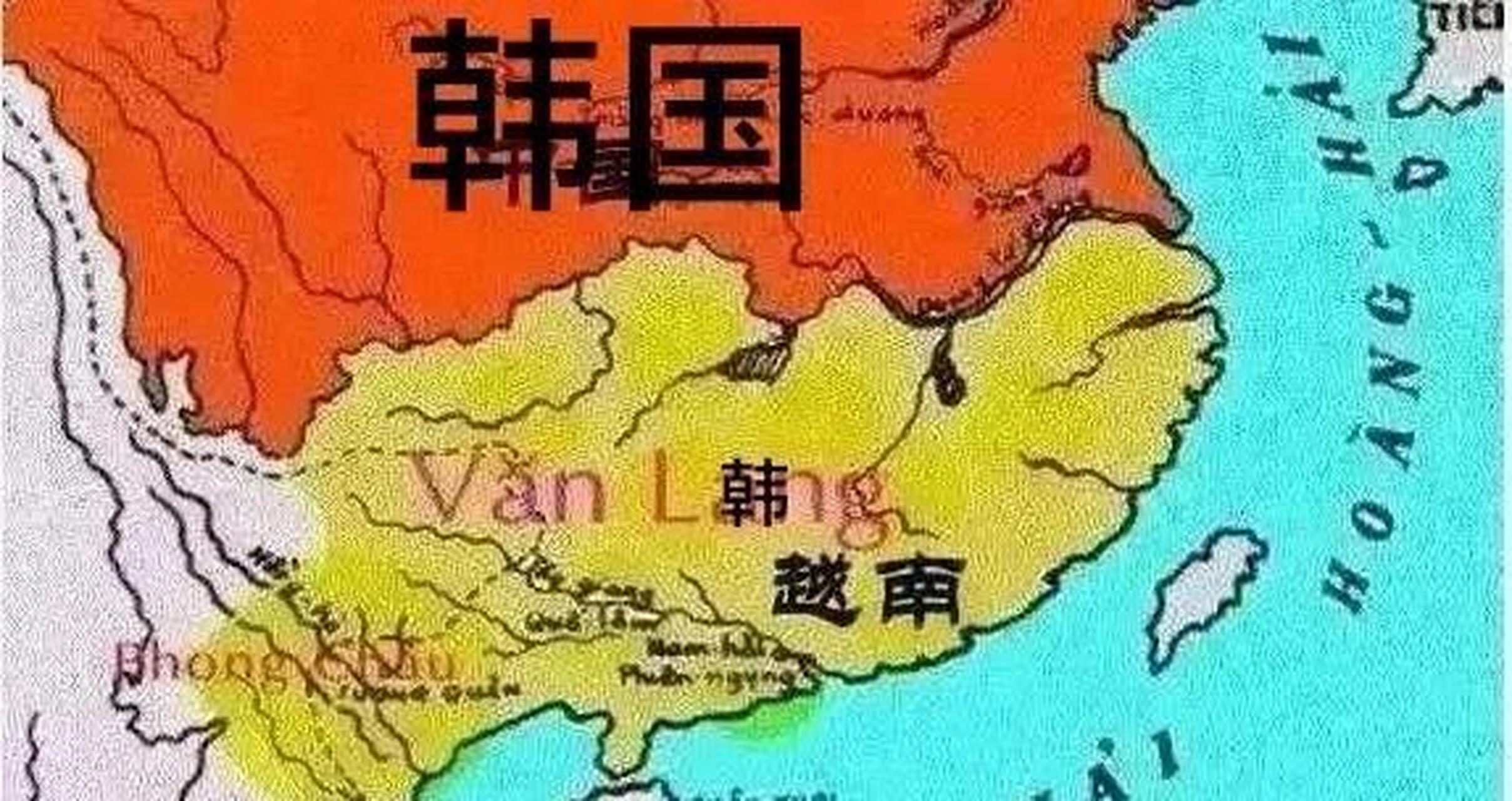 这是韩国人眼中的韩国版图,也是越南人眼中的越南版图,真不愧是油管