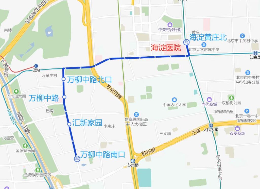 1025路公交车路线图图片