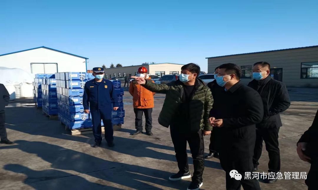 黑河市嫩江市委副书记,政府市长崔凯带队到企业进行"两会"期间安全