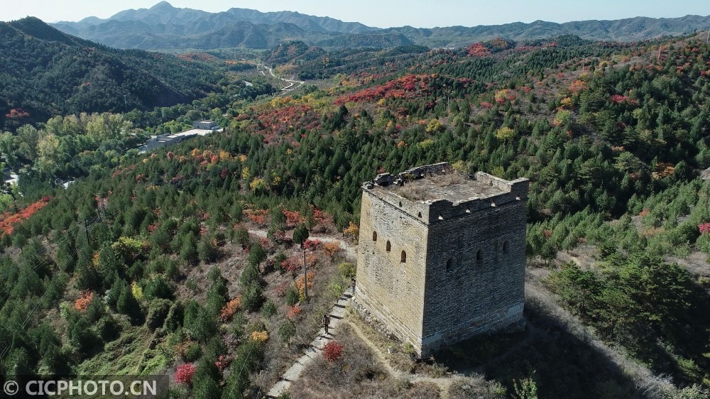 北京密云:古北口古长城秋色浓