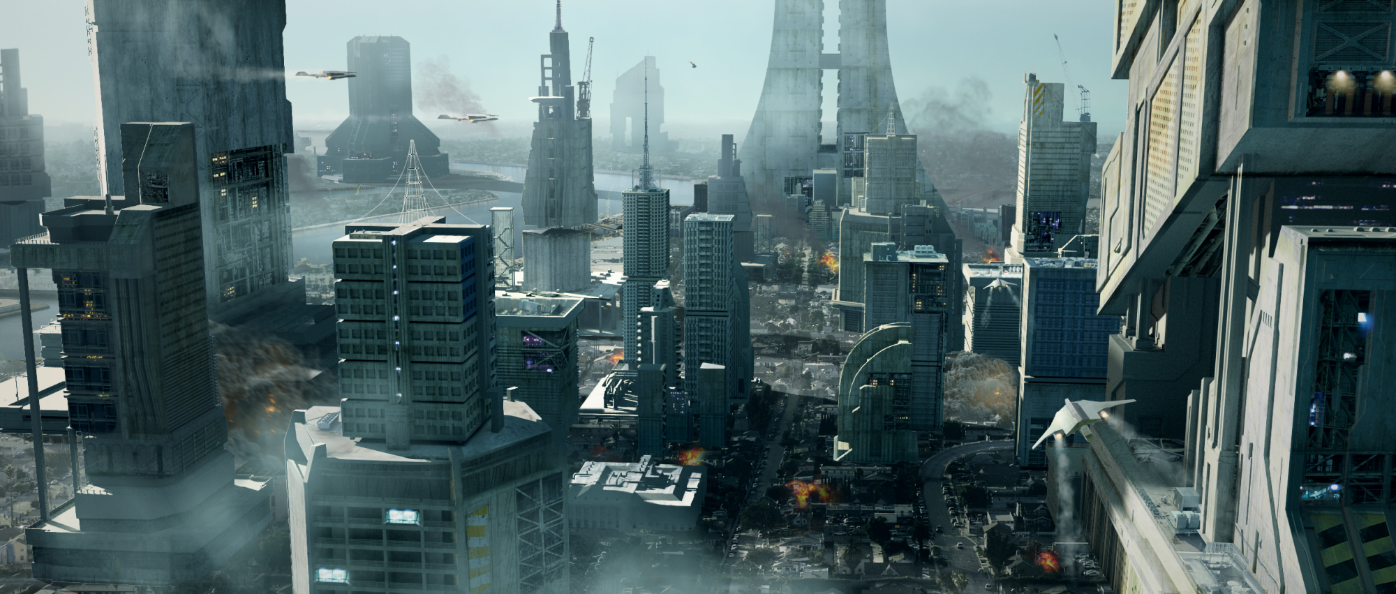 欣赏一下插画师笔下的未来世界!这样的科幻场景离我们还遥远吗?