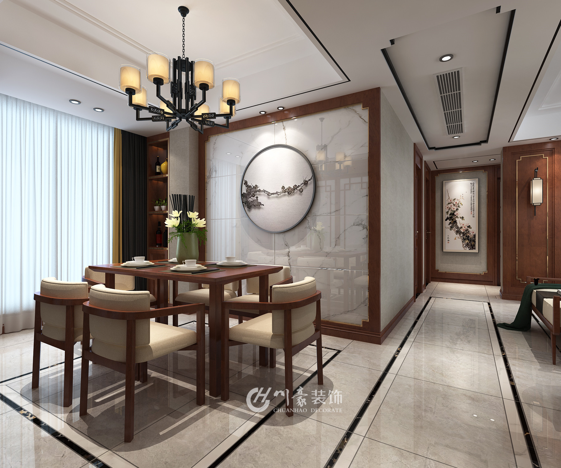 3万元装修的中式风格,整整90平米,朋友圈传疯了!-南岗邮电东村装修