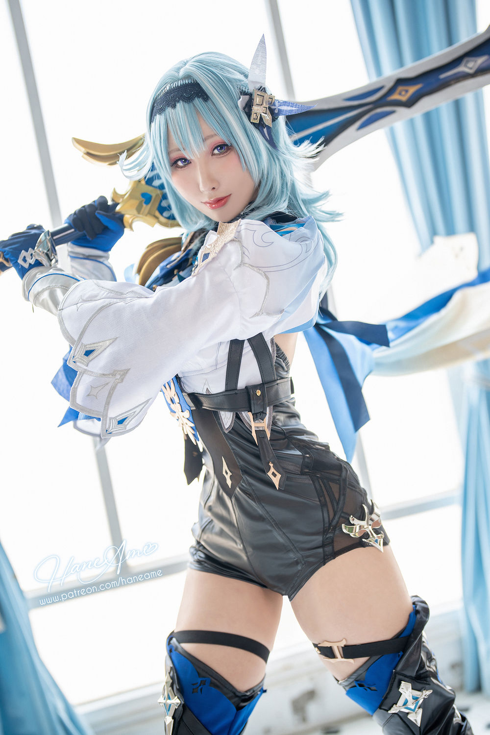 雨波写真合集cos图片:原神 优菈