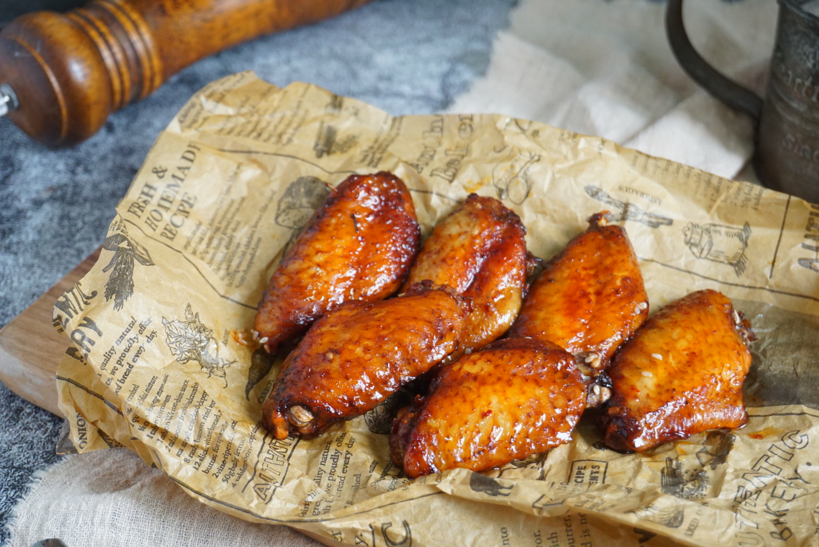 秘制烤鸡翅,不用烤箱也能做,简单3步,孩子吃了再也不去快餐店