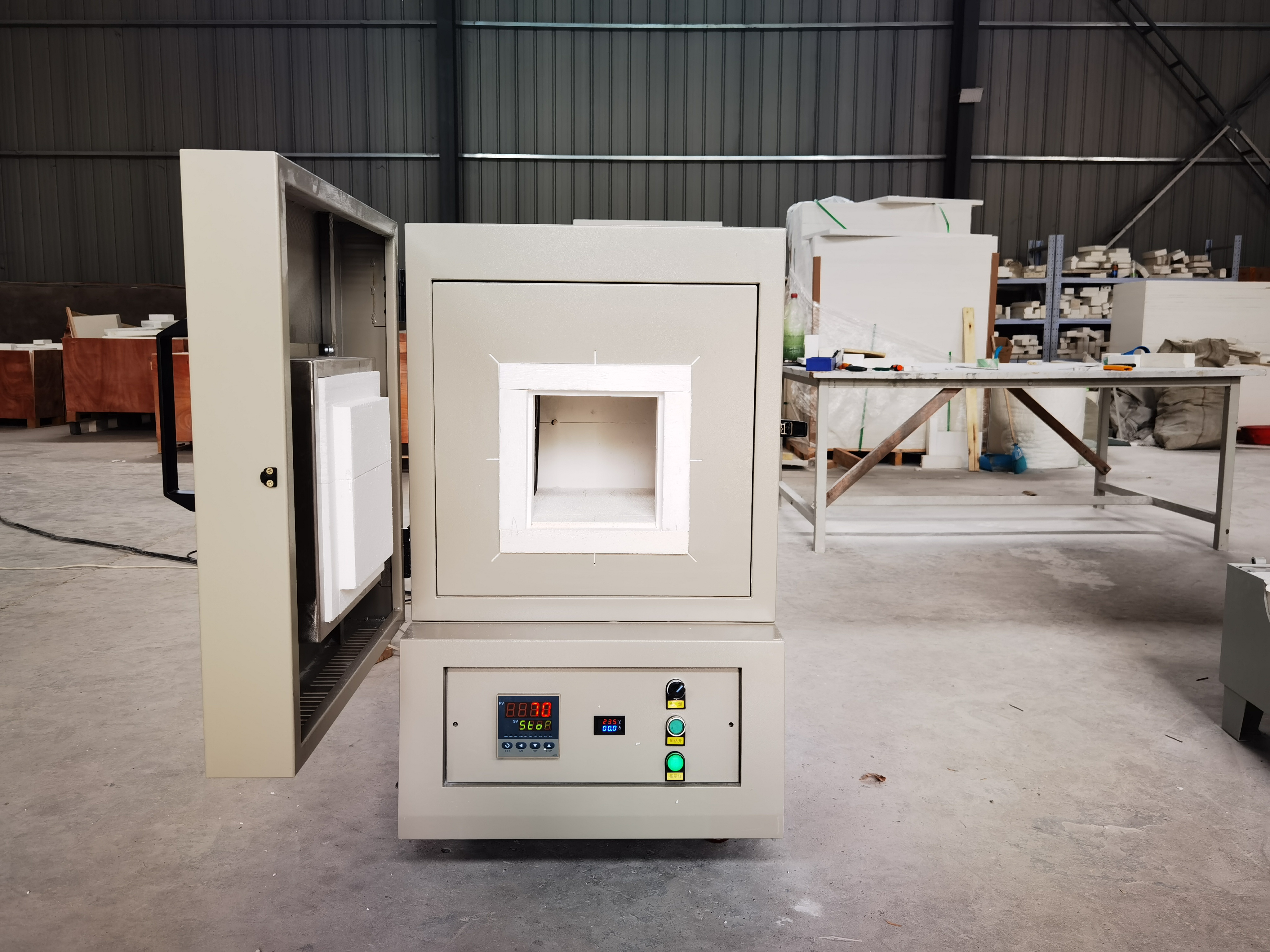 高温箱式电阻炉温度多少度不能开门