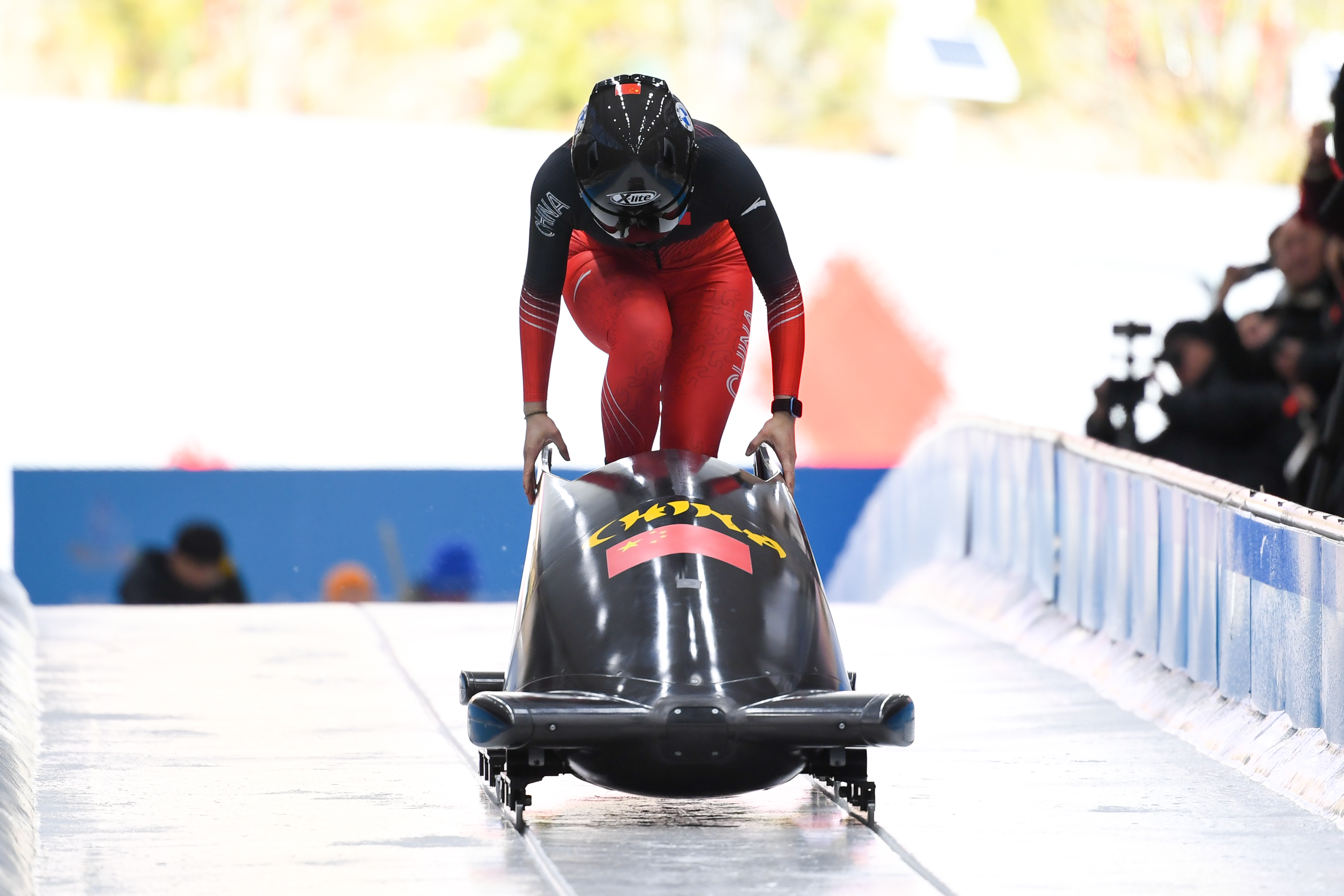 雪车——怀明明获女子单人雪车冠军(2)