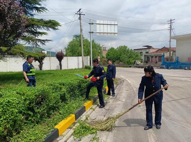 咸阳市公路局彬州检测站全力推进环境大整治管理大提升形象大改善工作