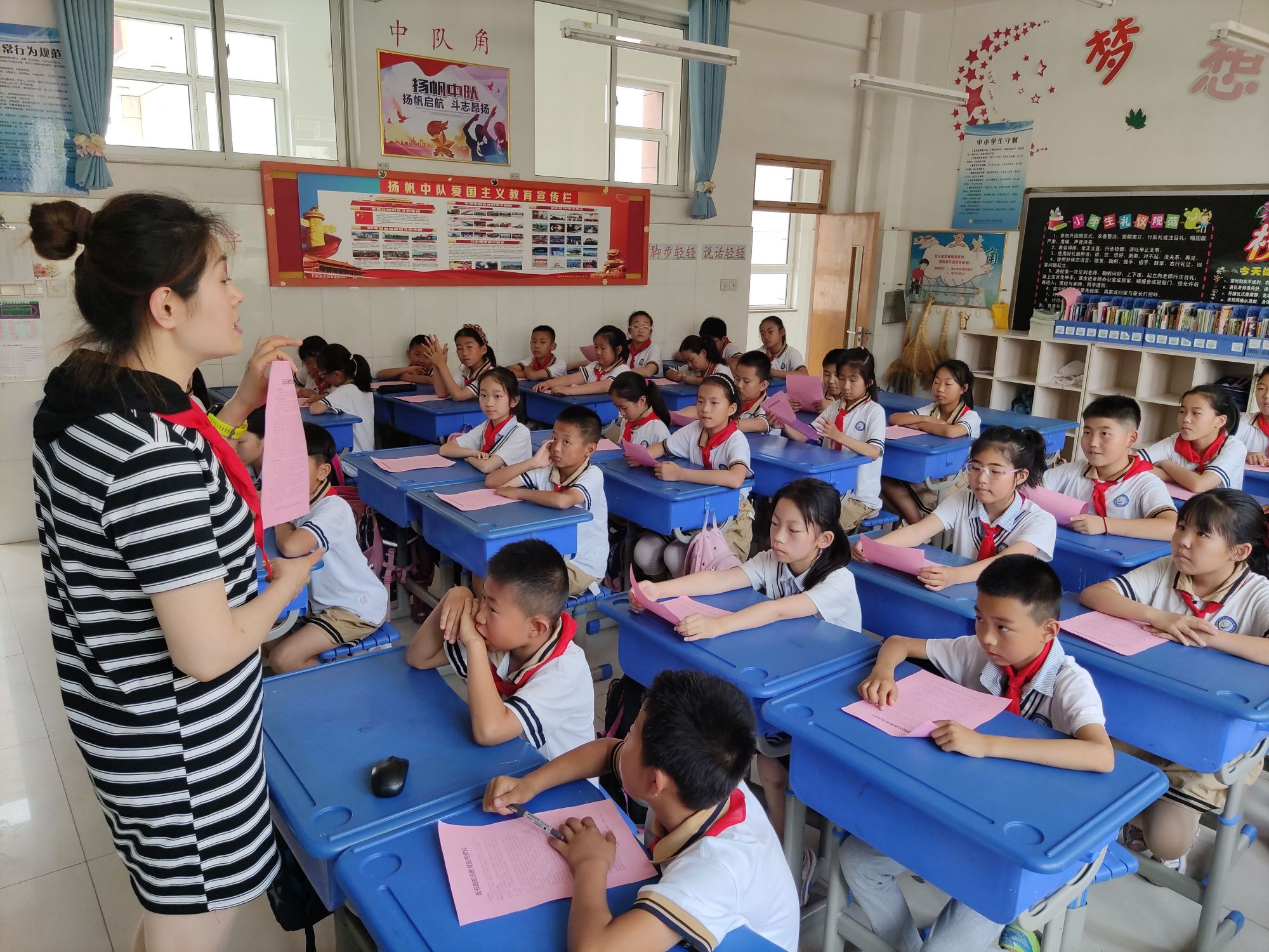 视频|淄博高新区实验小学举办反邪教宣传进校园活动