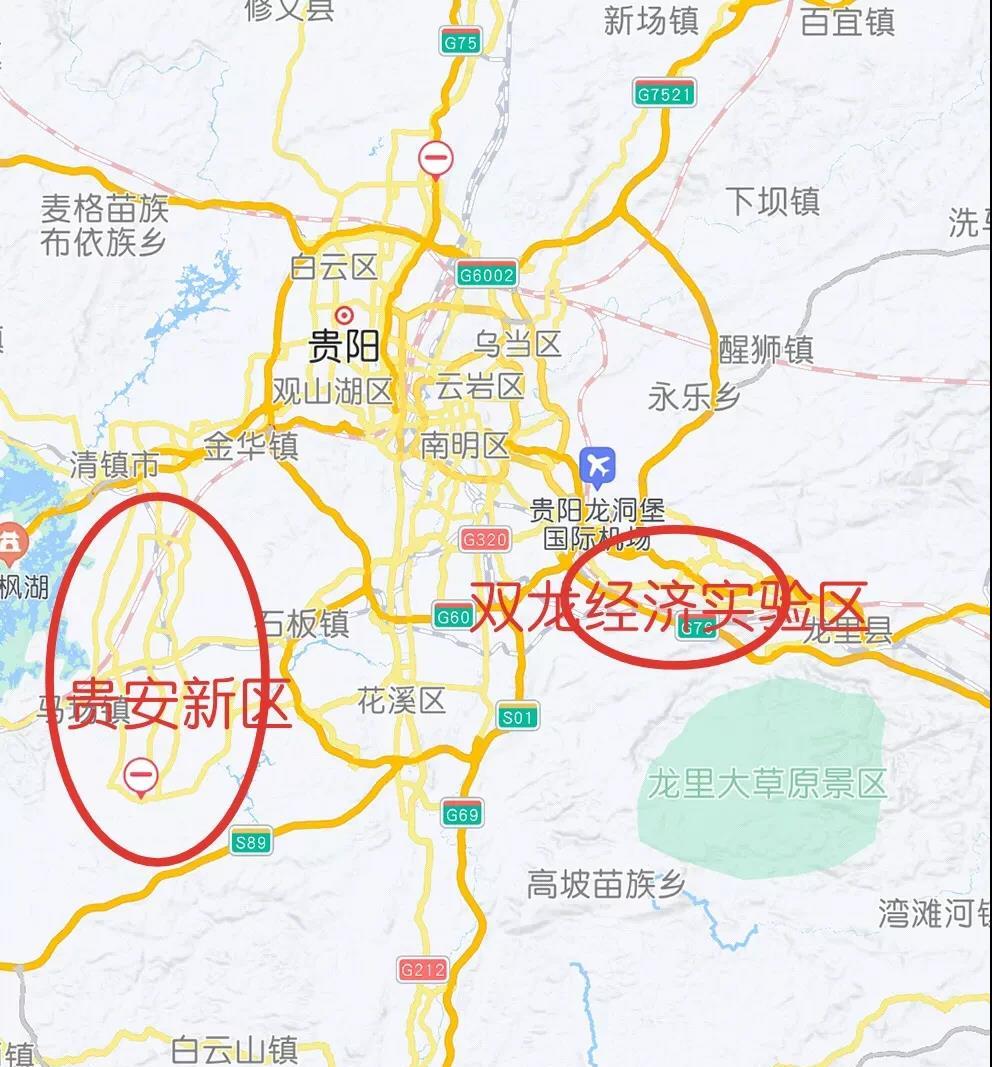 贵阳双龙新区地图图片