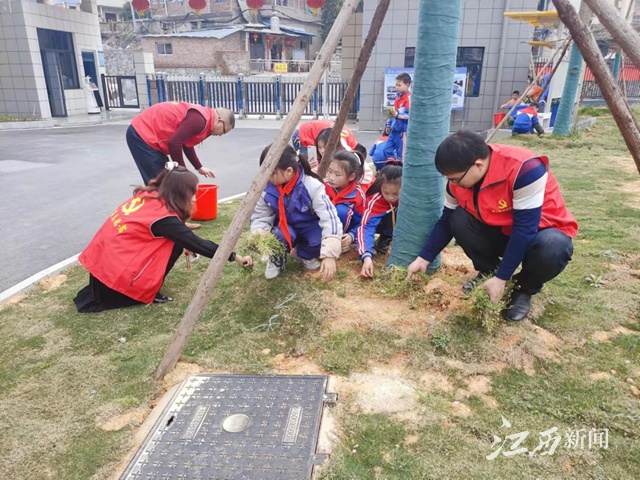 宜春市袁山学校落实"双减"爱绿护绿在行动