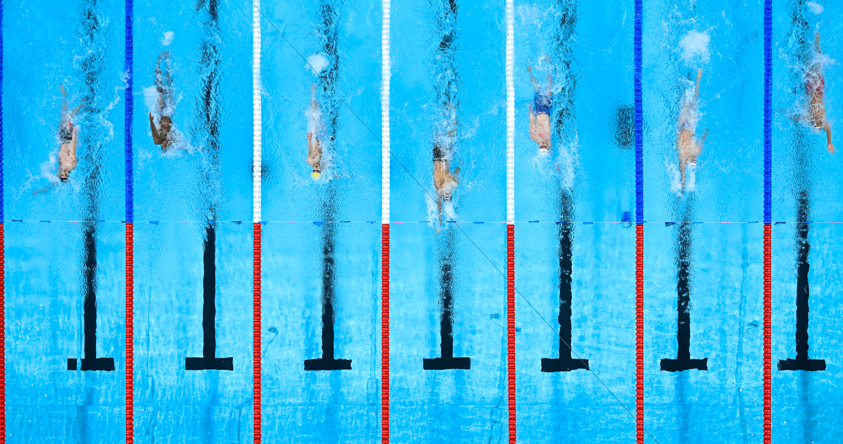 巴黎奥运会丨游泳——男子100米仰泳决赛赛况(4)