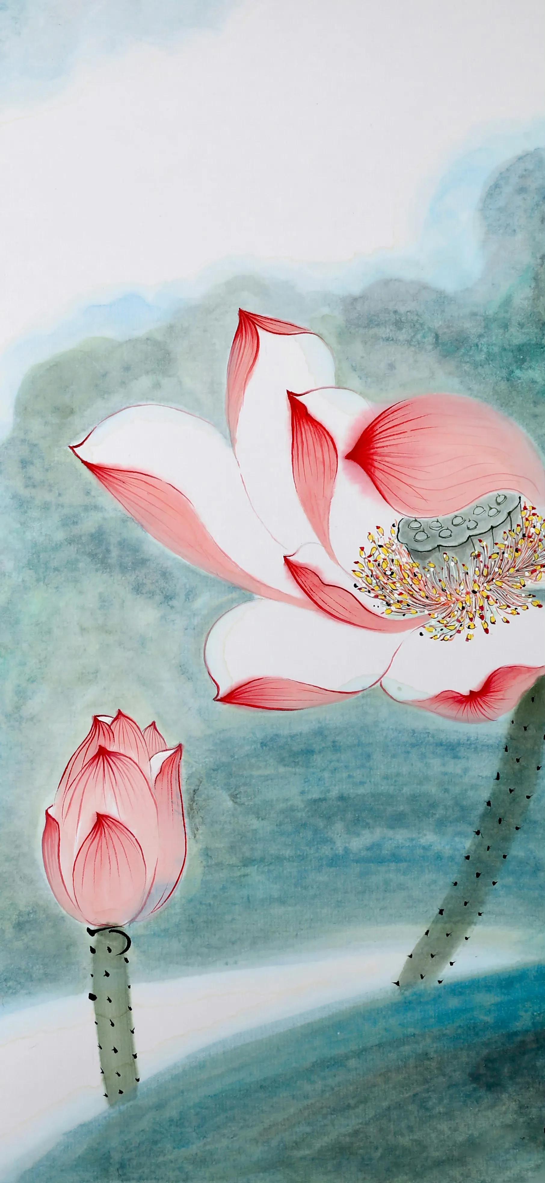 水墨画壁纸,山水怡情,恬淡静雅,万物有灵