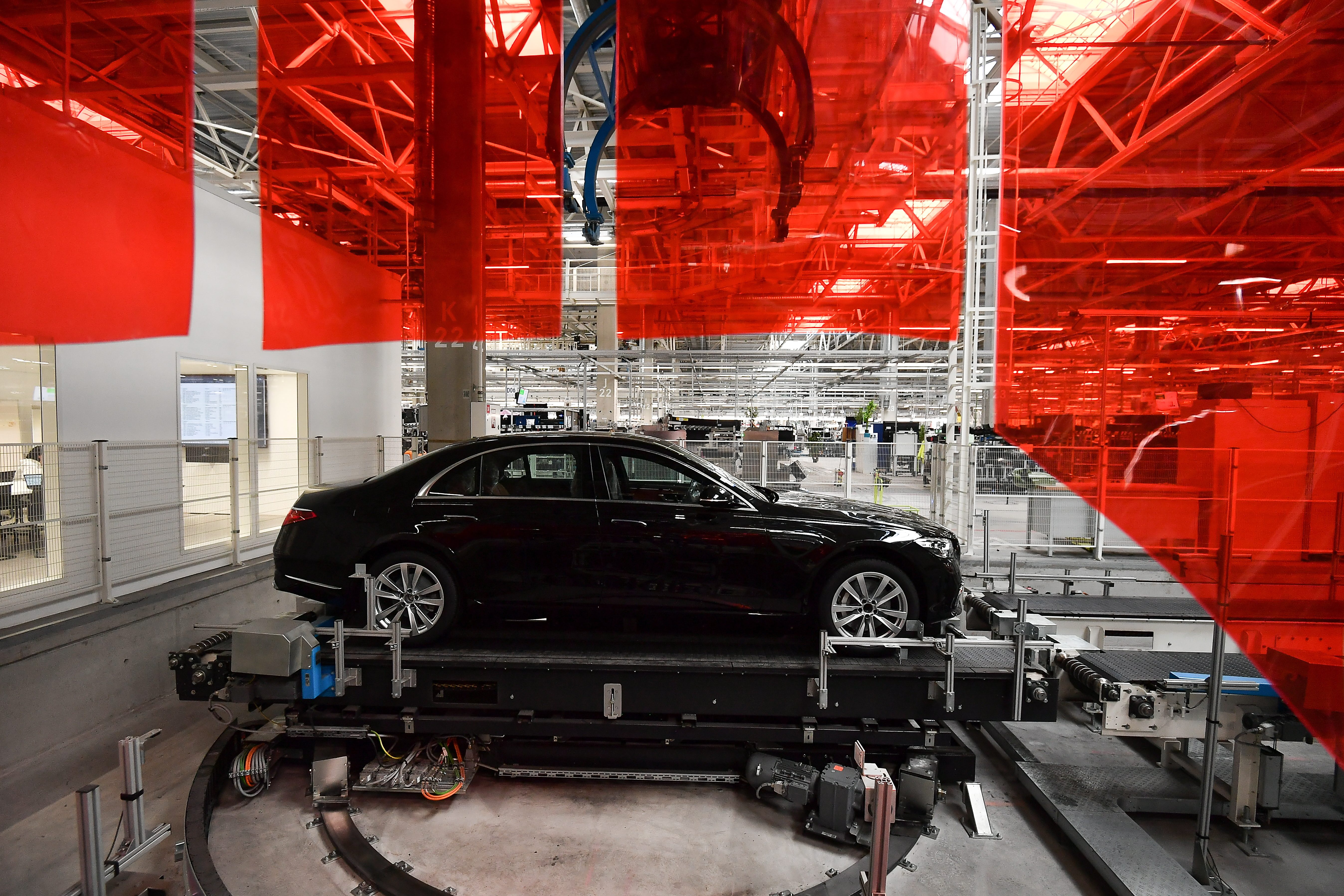 德国辛德尔芬根的梅赛德斯-奔驰汽车工厂