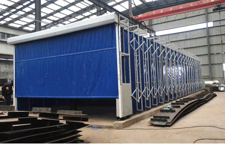 移动式伸缩喷漆房