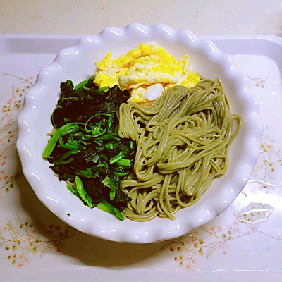 精致一人食 虾酱蔬菜桑叶面