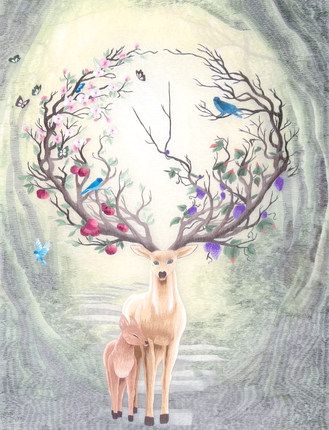 推荐多款手工刺绣装饰画