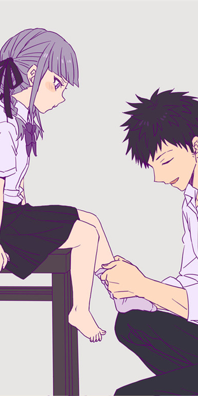 《弹丸论破》雾切仁和雾切响子,超有爱的父女,动漫全面屏壁纸