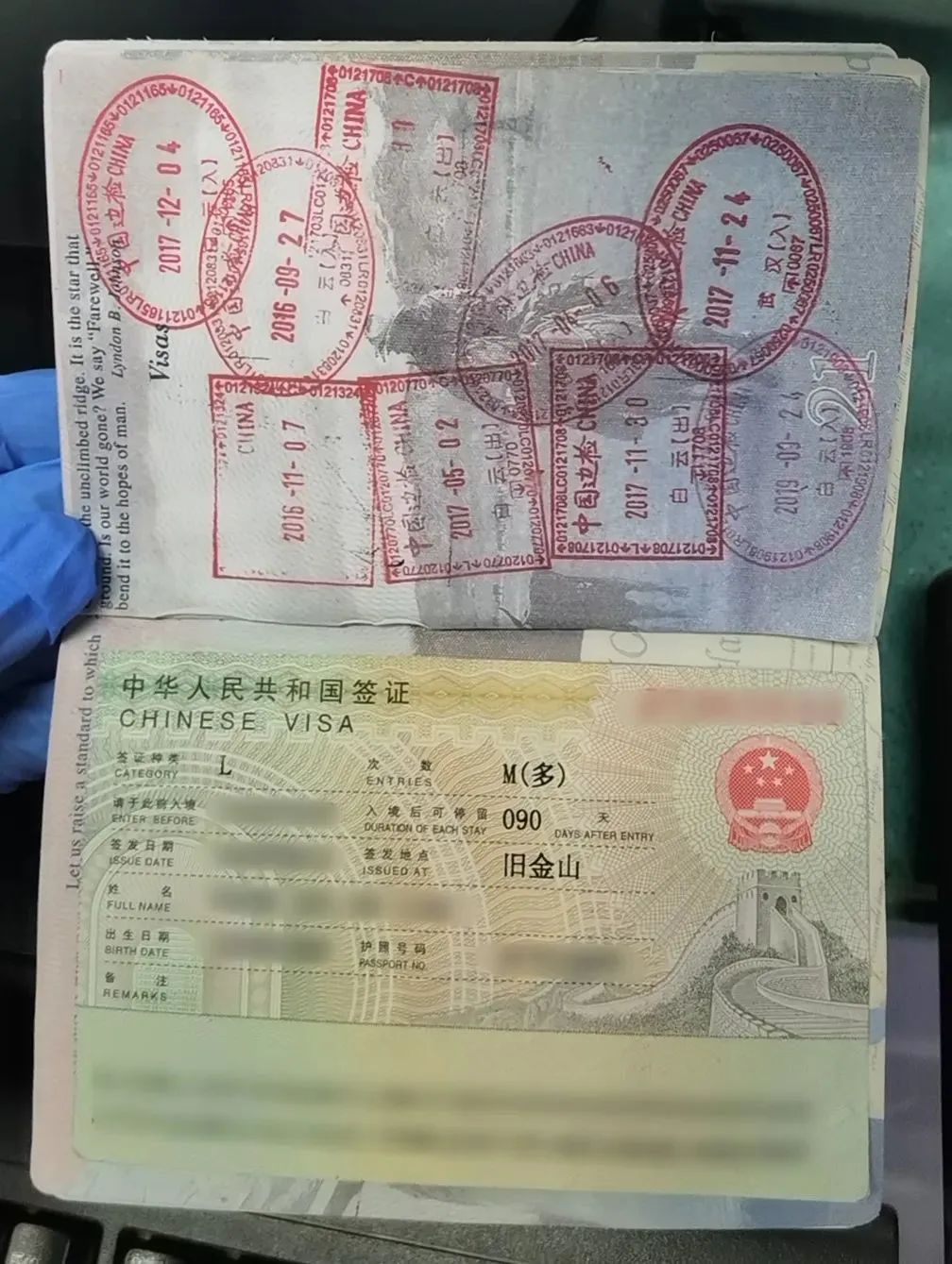 下图阿jin的签证页小编先考考大家也是一位"手工达人"外籍旅客阿jin