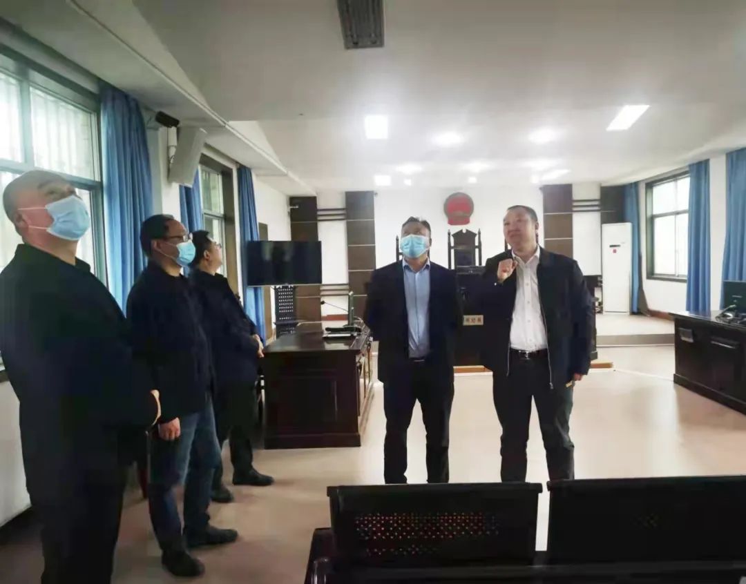 县委常委,副县长何天华调研洋县人民法院基层法庭"两化"建设工作