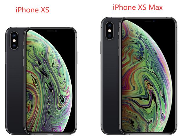 苹果iphone xs和iphone xs max的区别对比
