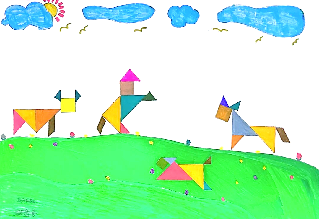 创意七巧板:拼出多彩智慧图案