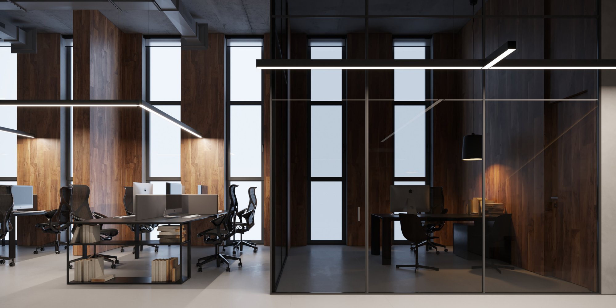 南宁万致设计|工业风办公室装修设计分享