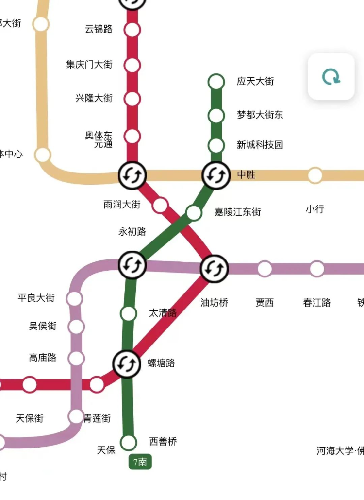 地铁7号线规划图图片