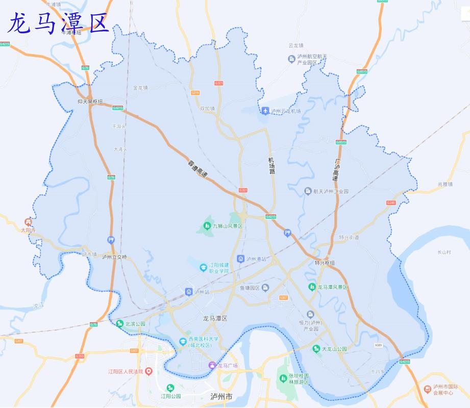 泸州二环路北段征地计划:六个地块的未来规划