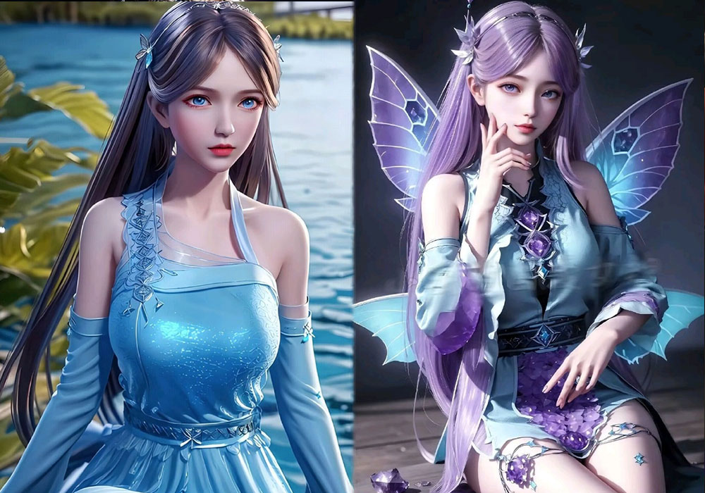 斗罗大陆:7位女神穿现代装,制服小舞纯欲,衬衫比比东风情万种