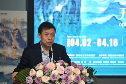 云深知处陈国勇中国山水画展在陕西省美术博物馆开幕