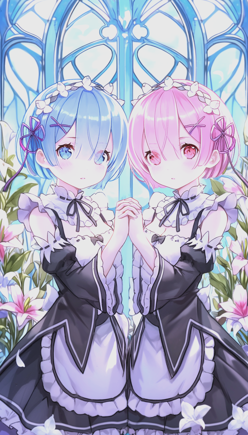 蕾姆与拉姆:从自卑到自信的双胞胎姐妹情深