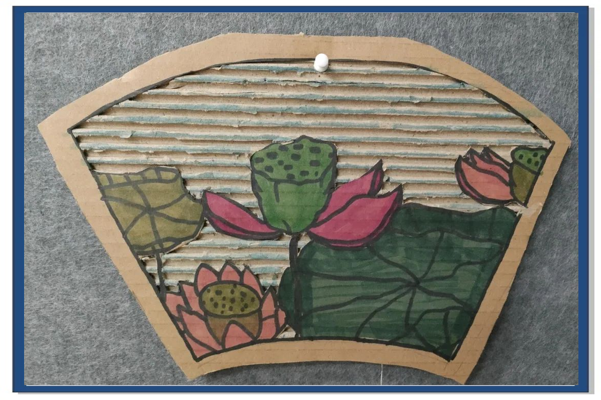 沙河市第三小学瓦楞纸板画社团的多元艺术探索