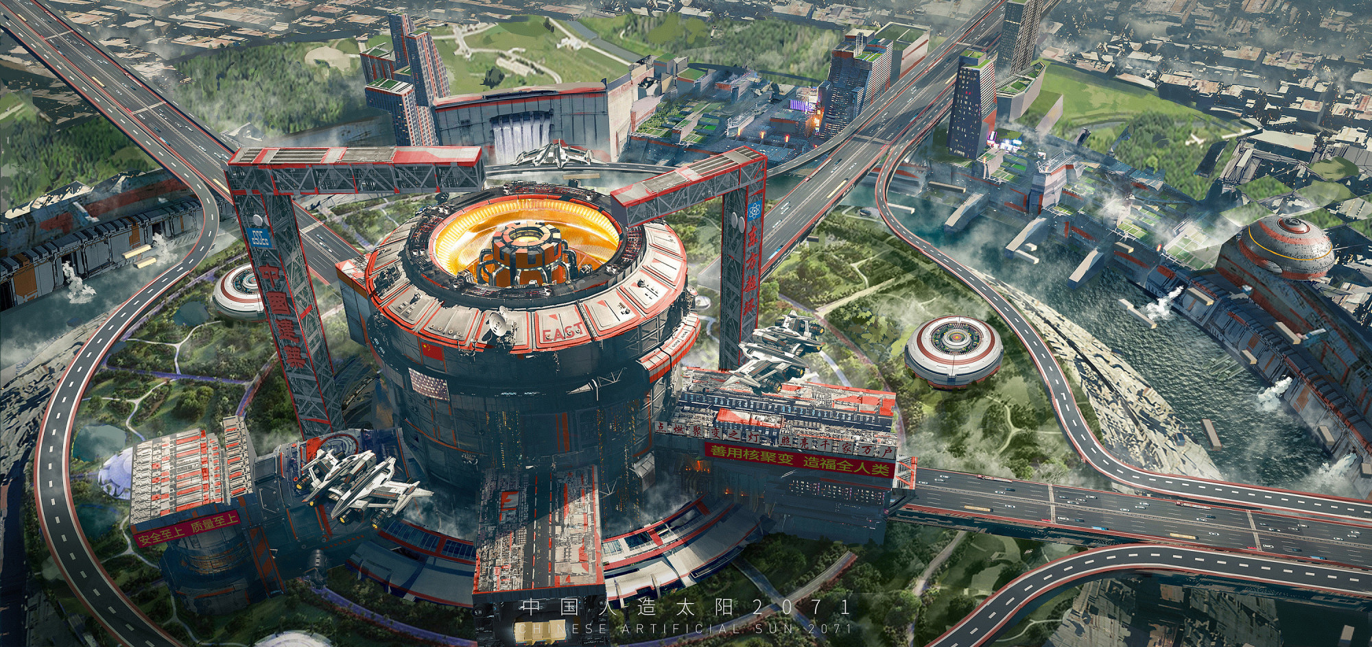 欣赏一下插画师笔下的未来世界!这样的科幻场景离我们还遥远吗?