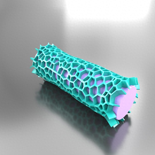 sci科研製圖|如何用3ds max繪製pt納米顆粒複合多孔管
