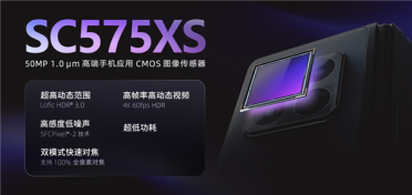 思特威发布50MP传感器SC575XS：1/1.56英寸、110dB动态范围