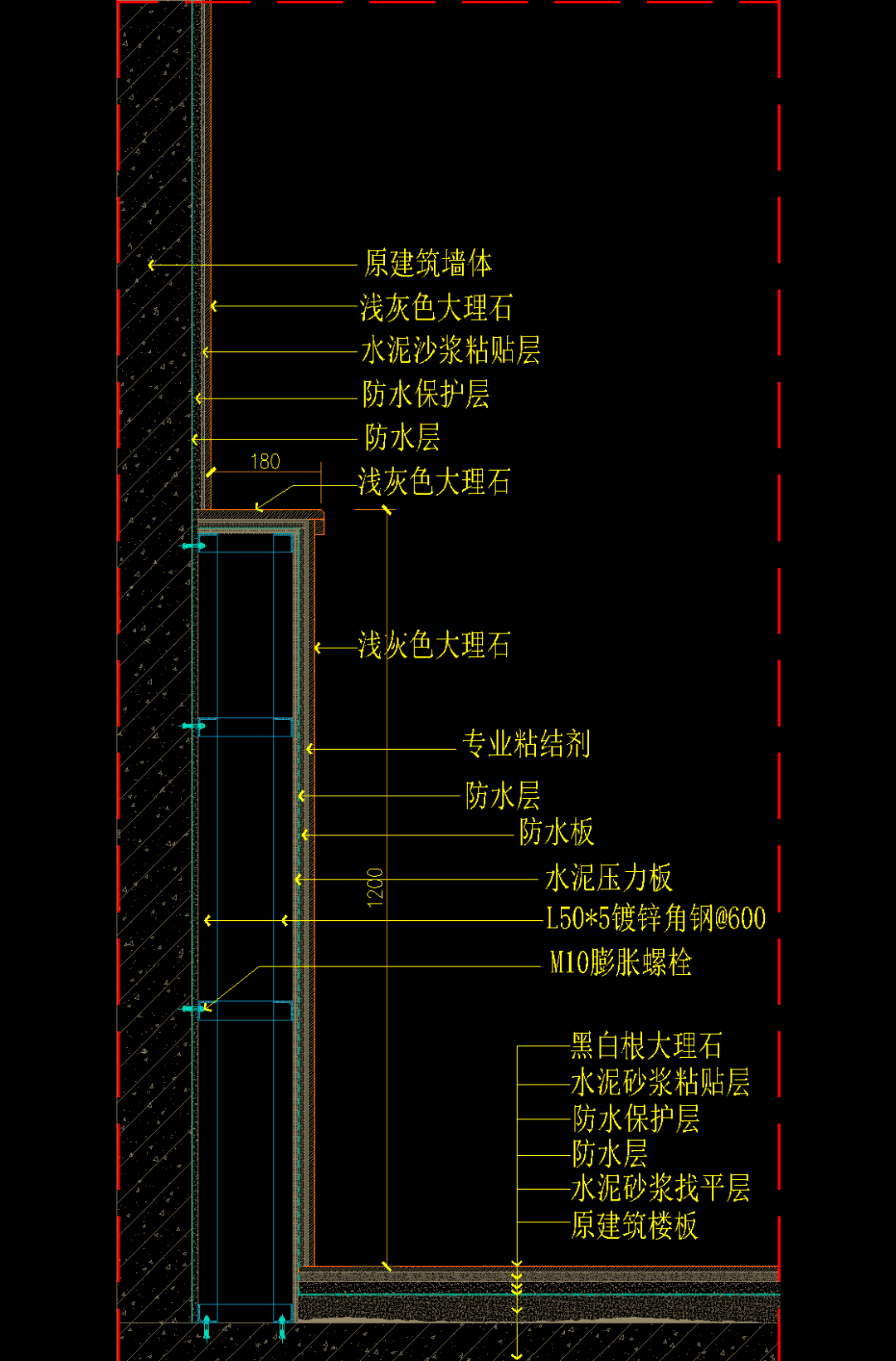 壁挂小便斗的节点设计与施工工艺详解
